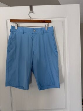 Walter Hagen Light Blue Performance Golf Shorts